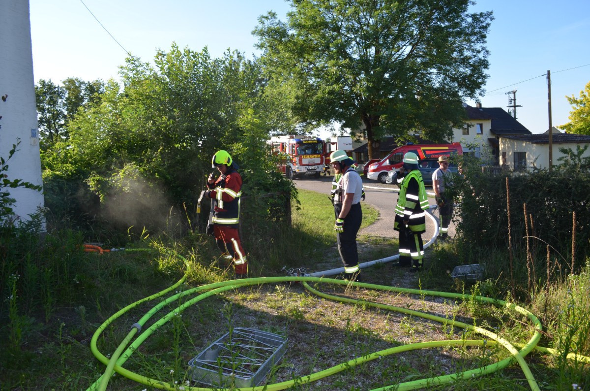 Übung: Übung / Mamming Brandhaus 2 beim VZ3