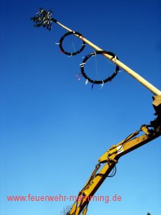 Maibaum-Aufstellen