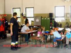 Bei der Feuerwehr