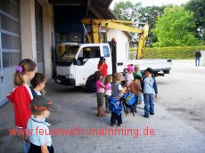 Bei der Feuerwehr