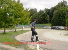 Bei der Feuerwehr