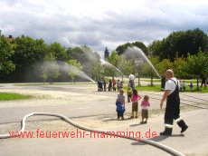Bei der Feuerwehr