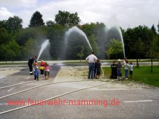 Bei der Feuerwehr