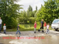 Bei der Feuerwehr