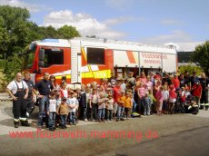 Bei der Feuerwehr