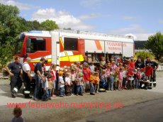 Bei der Feuerwehr