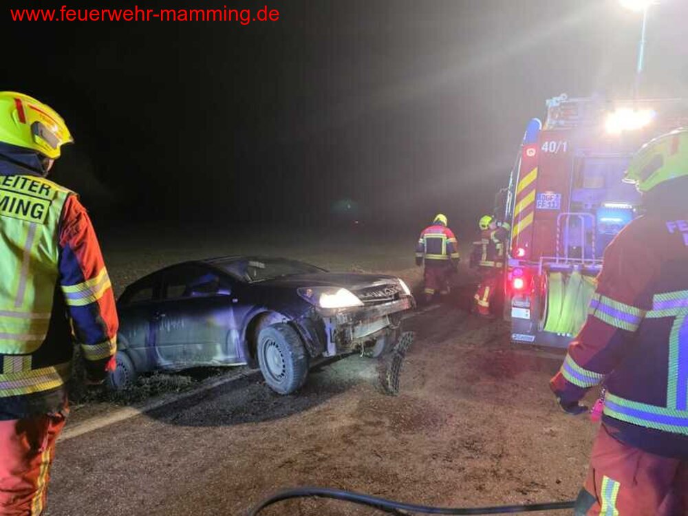 PKW im Graben, 20.12.2025