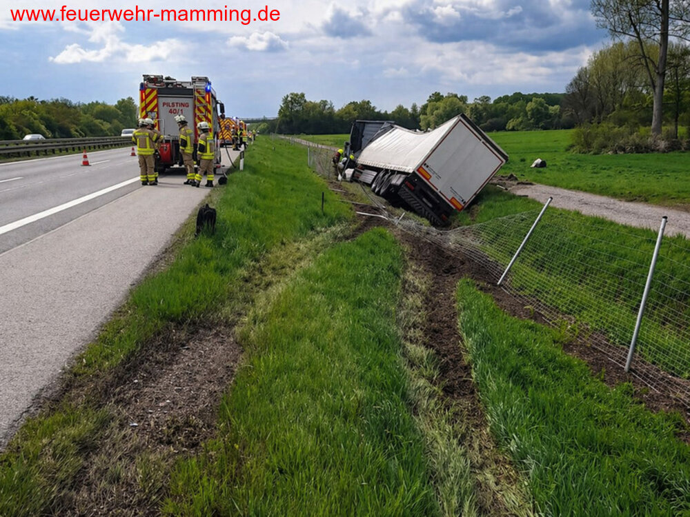 VU mit LKW auf A92, 21.04.2026